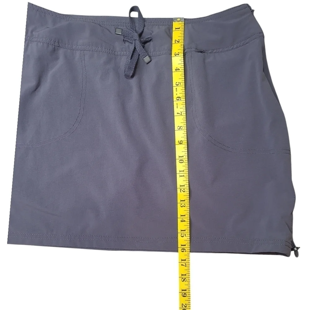 Te Verde New York Nylon Skirt Skort Gray Size XL - Picture 11 of 12
